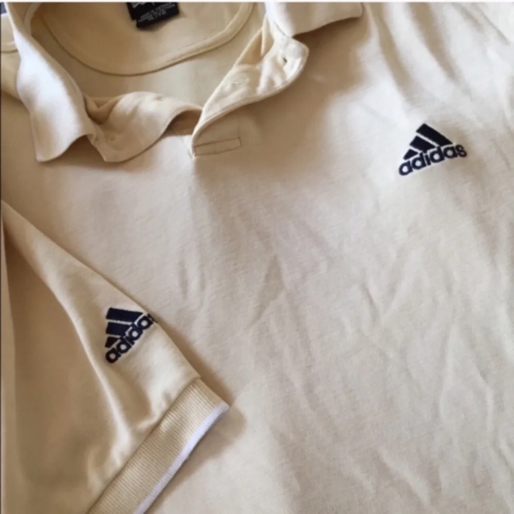 Adidas yellow climate golf polo tee size xl country club